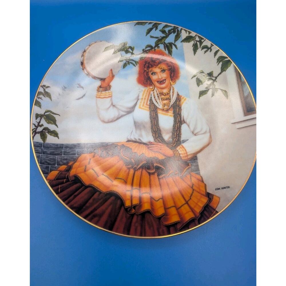 I LOVE LUCY Queen of the Gypsies Hamilton Collection Plate